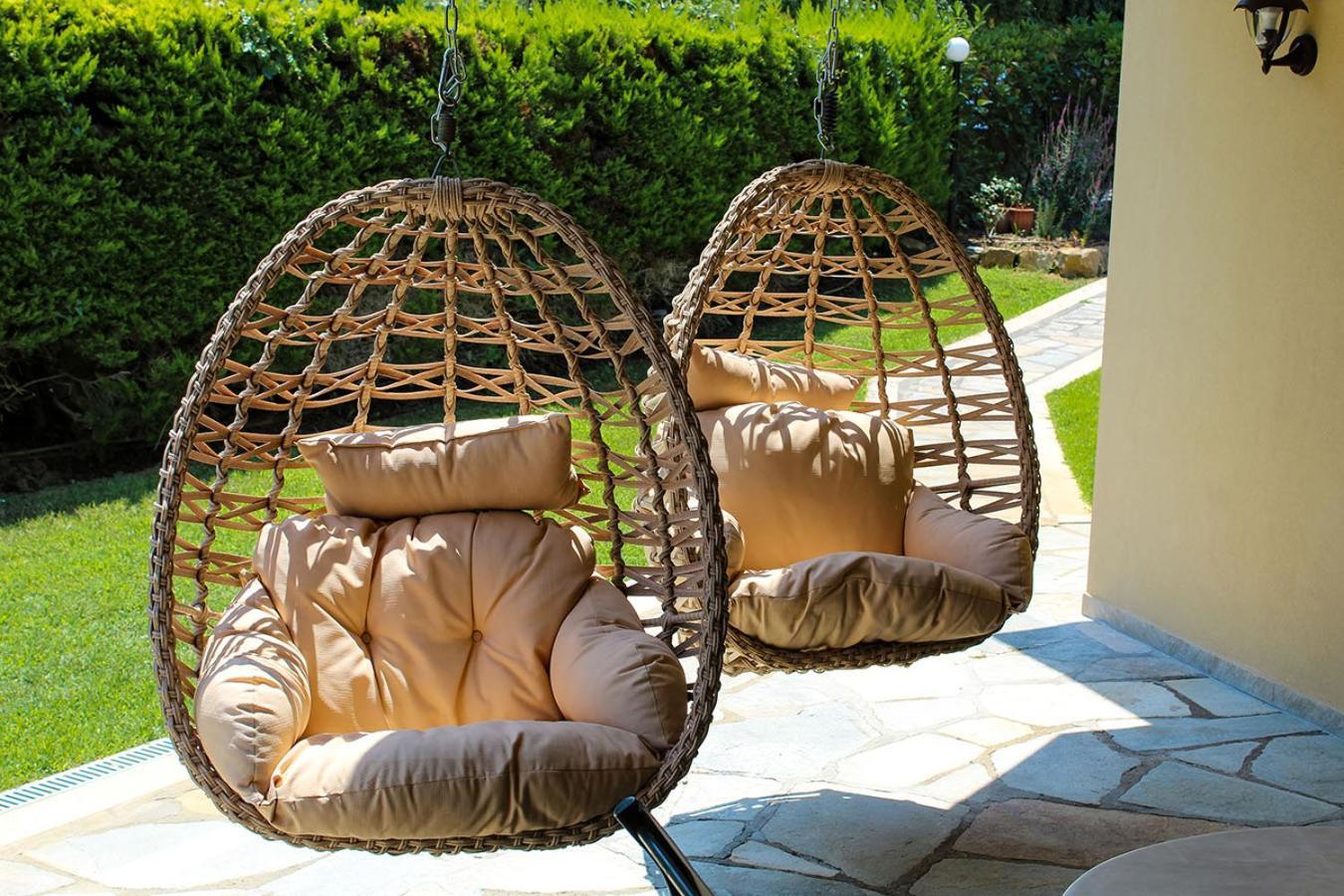 Artemisia Villa With Outdoor Hot Tub, Sani Luxury Villas Collection Bagian luar foto